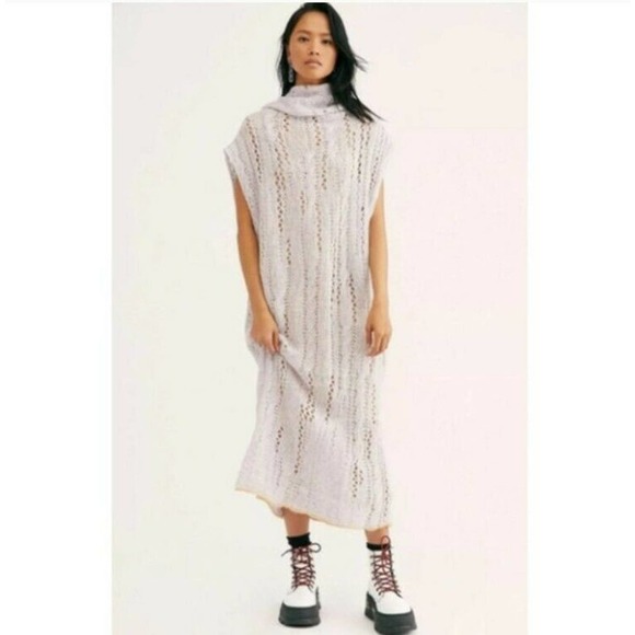 Free People Sweaters - FREE PEOPLE Wool Alpaca Boho Lagenlook Tunic XS/S